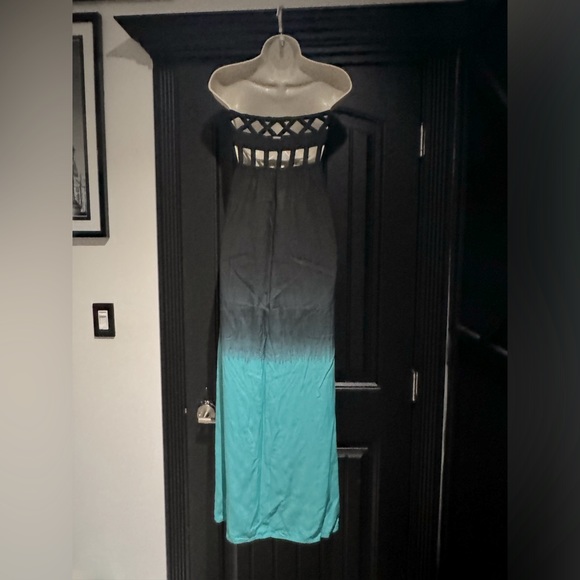 Dip dyed strapless maxi dress - Picture 2 of 2